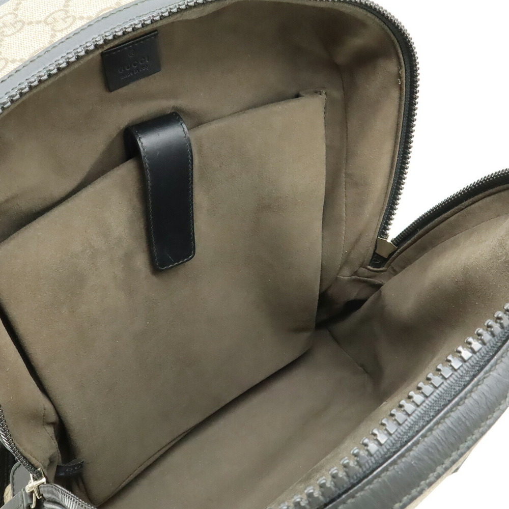 GUCCI Black Leather Backpack - Picture 7 of 10